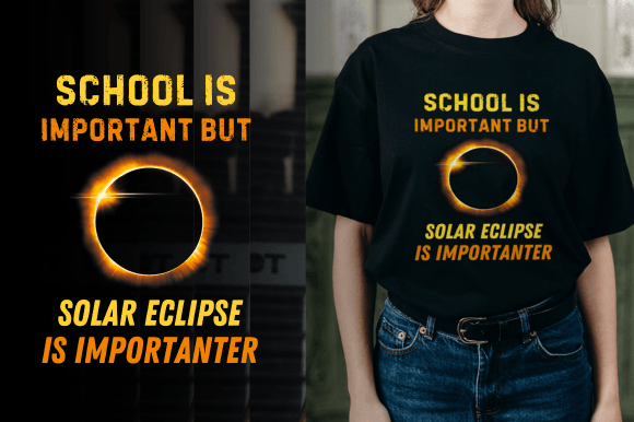 Solar Eclipse 2024 Graphics & T-Shirt Designs