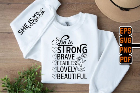 Trendy Mothers Day Mom Quote Design: Graphics & T-Shirt Art