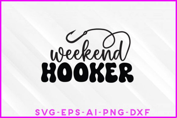 Weekend Hooker Groovy Graphics for T-Shirt Designs